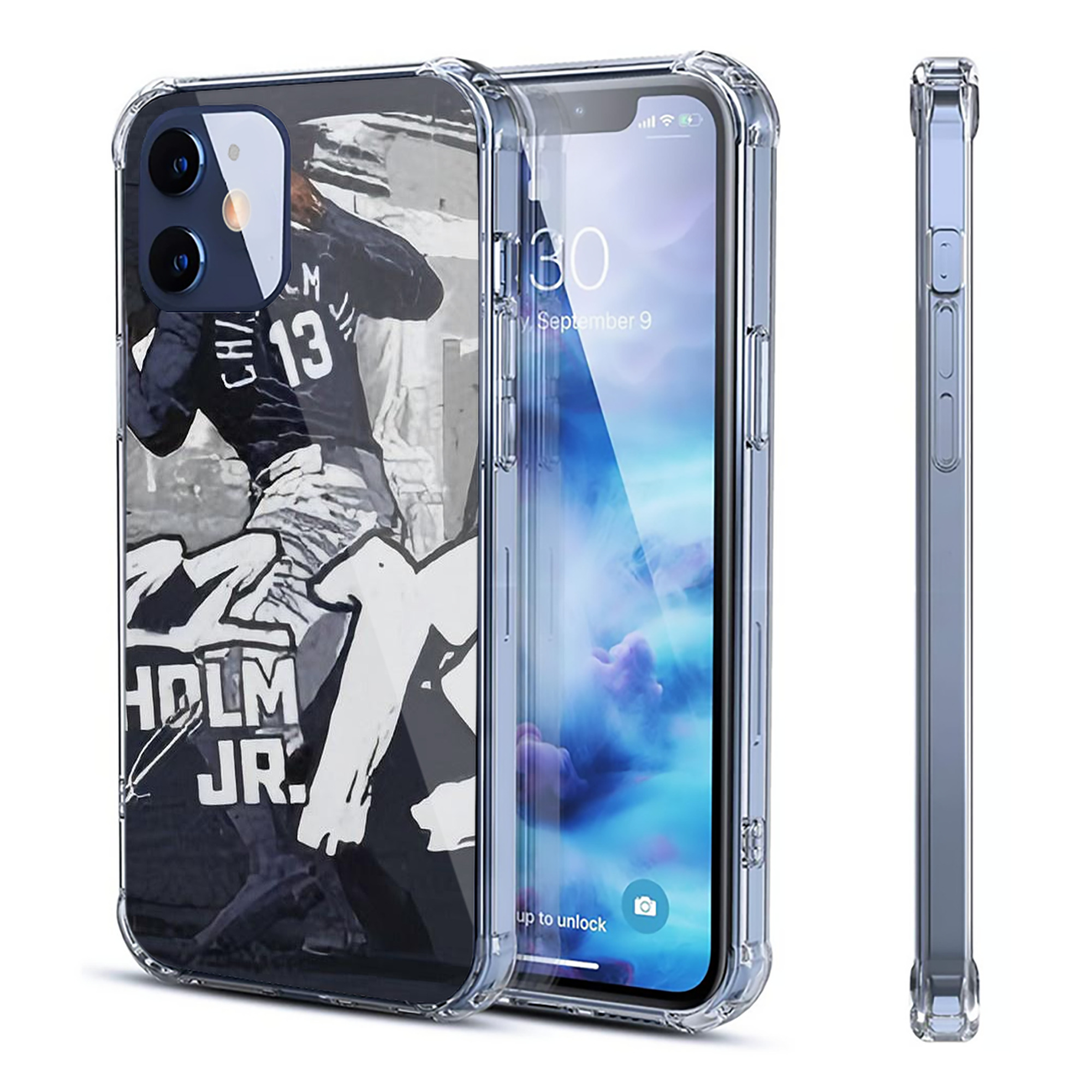 Jazz Chisholm Jr. 61 Clear IPhone 12 Case – Soft TPU With UV Print – Enhanced Drop Protection, Precise Fit, Anti-Fingerprint, Customizable Design, Scratch-Resistant, Yellow-Resistant